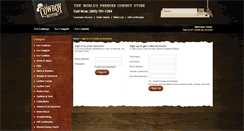 Desktop Screenshot of myaccount.cowboyoutfitters.com